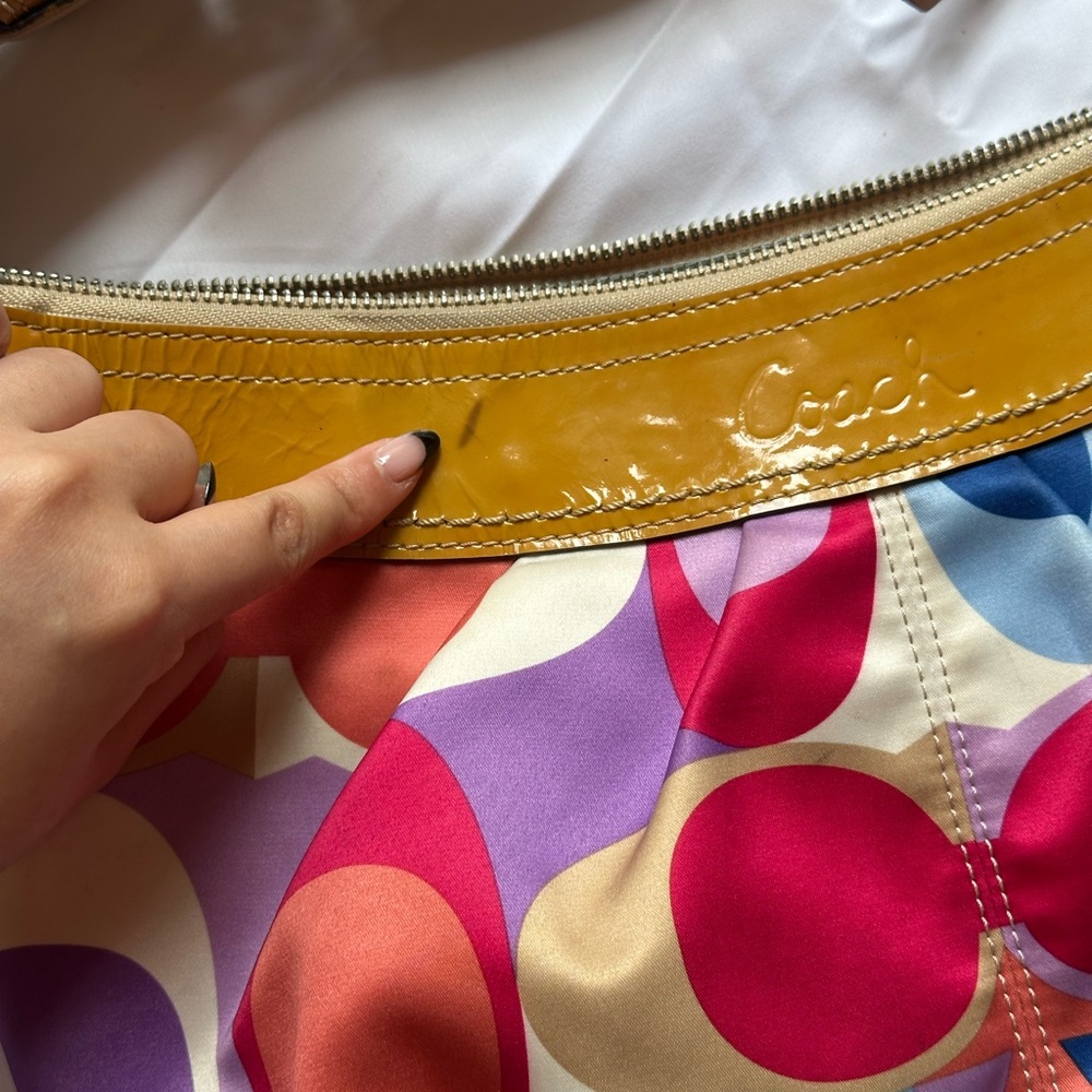 Vintage Coach Multicolor Shoulder Bag - Picture 6 of 11